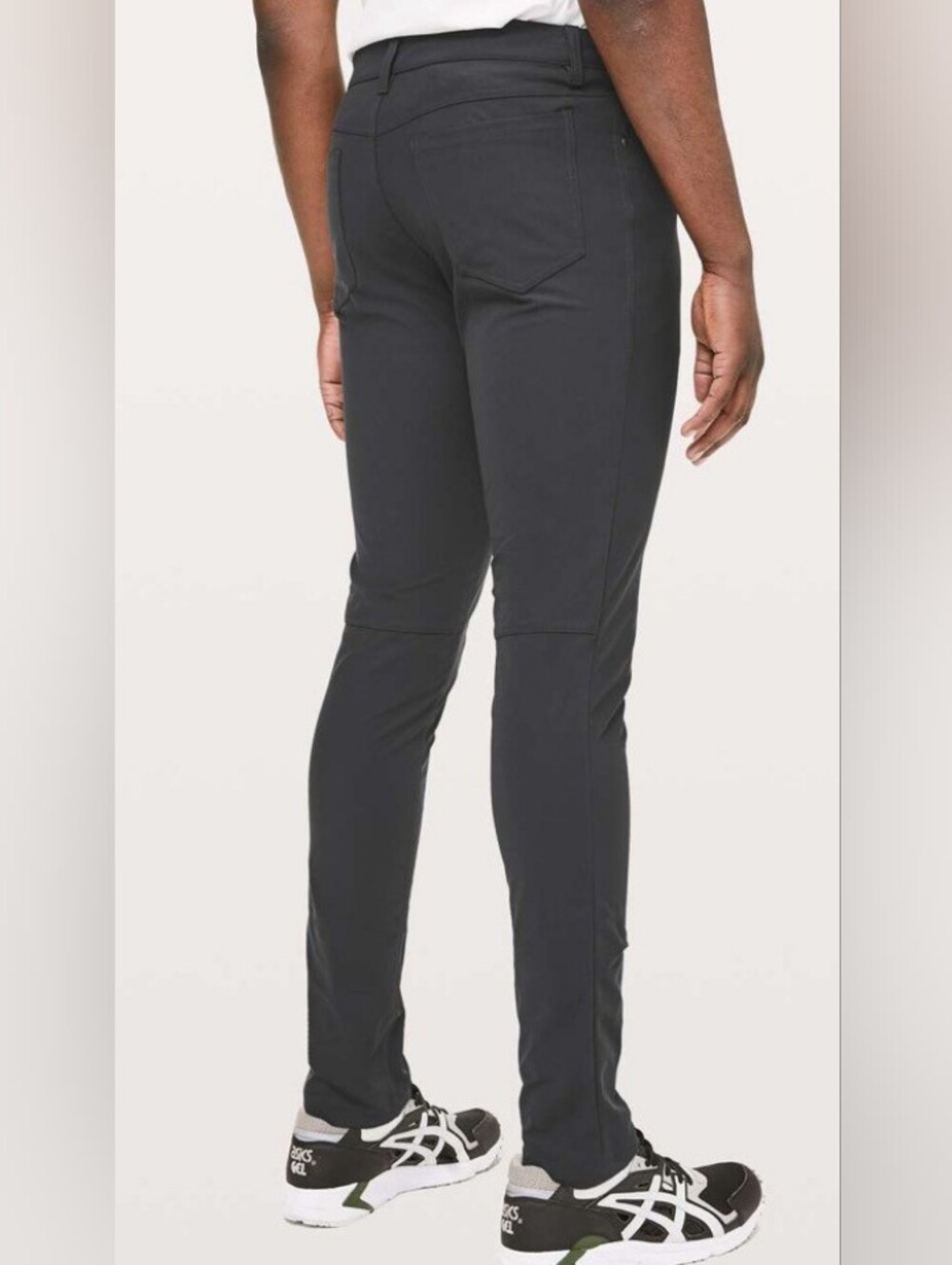Lululemon Men's ABC Skinny Pants Obsidian Gray 31 X 29 Short EUC